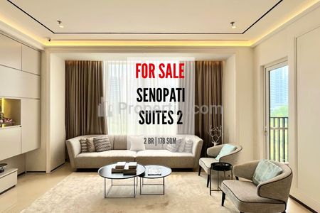 Jual Cepat Apartemen Senopati Suites 2+1 BR 178sqm Furnished Terawat Best Deals, Direct Owner by Onsite Agent