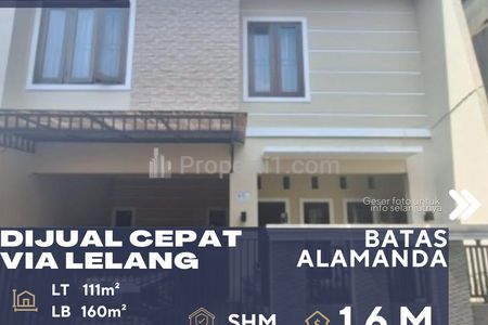 Dijual Cepat Rumah Via Lelang di Daerah Pasar Rebo Jakarta Timur