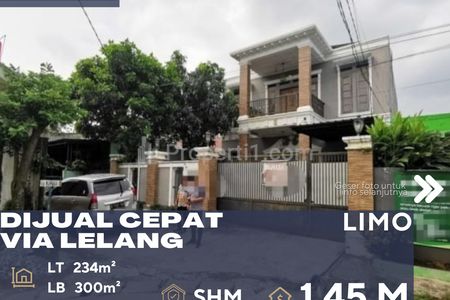 Dijual Cepat Rumah Via Lelang di Daerah Limo Depok