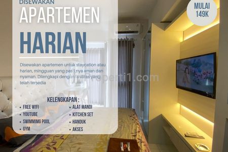 Disewakan Apartemen Harian Amazana Serpong Residences Jelupang - Studio Furnished