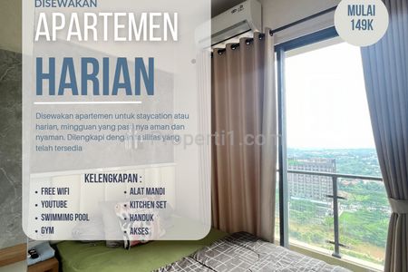 Disewakan Apartemen Harian di Sky House BSD - Studio Furnished