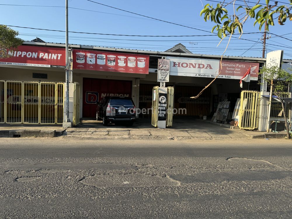 Dijual Ruko 500 Meter dari Pasa Merakurak, Tuban