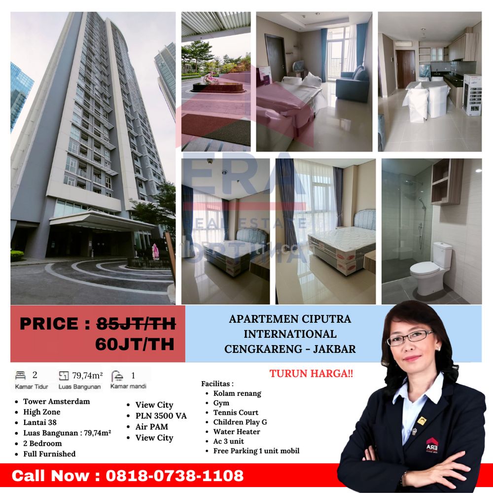 Disewakan Apartemen Ciputra International - Cengkareng, Jakarta Barat