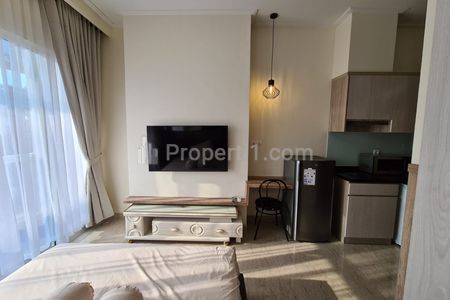 Sewa Apartemen Menteng Park Tipe 1 BR - Good Furnished - Strategis Area and Best Price - Please Contact Me