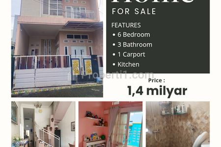 Dijual Cepat Rumah Murah Siap Pakai dan Strategis Area Merjosari Kota Malang