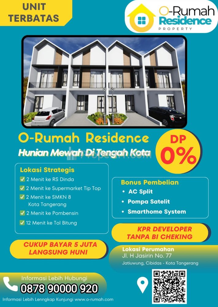 Jual Rumah Cluster di Jatiuwung Tangerang Pasti di-ACC
