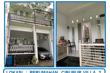 Jual Cepat Rumah 2 Lantai SHM Furnished di Perumahan Cibubur Villa 3, Harjamukti, Depok.