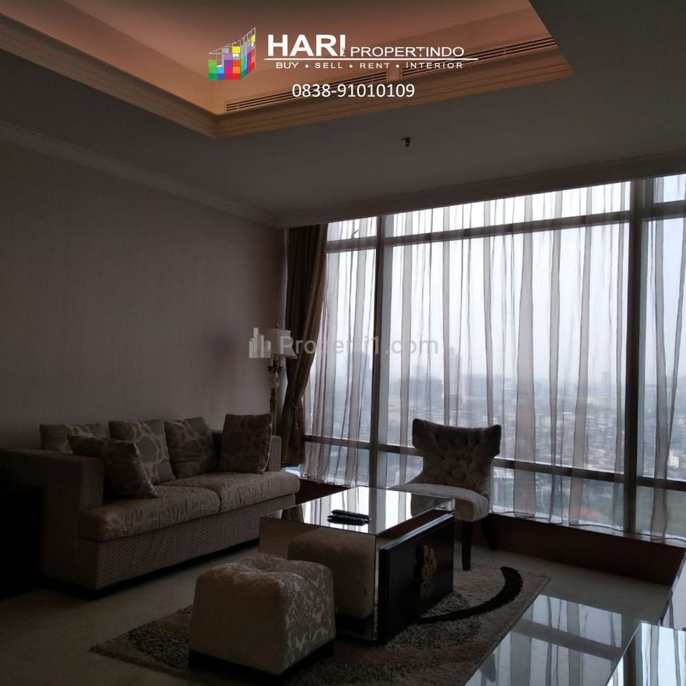 DIJUAL Apartemen Kempinski Grand Indonesia Thamrin Sudirman 2BR - Semi Private Lift Lux Furnish dekat ke MRT Busway