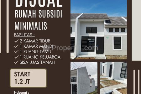 Jual Rumah Subsidi Siap Huni Termurah di Cisoka Tangerang