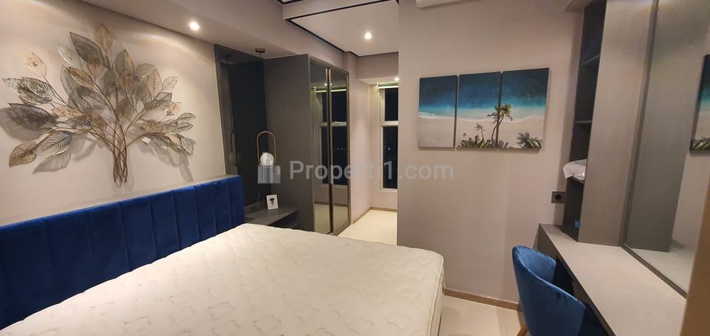 Sewa Apartemen Benson Pakuwon Mall Tipe 2 Bedroom Corner Full Furnished Modern Mewah Lantai 33 Corner Plus Balcony