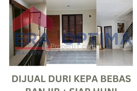 Dijual Rumah Bagus Minimalis 3 Lantai Siap Huni & Bebas Banjir di Jl. Mangga Duri Kepa Jakarta Barat