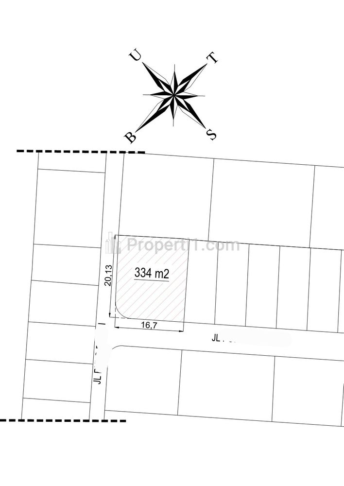 Jual Tanah SHM Luas 334 m2 Huk di Petogogan Kebayoran Baru Jakarta Selatan