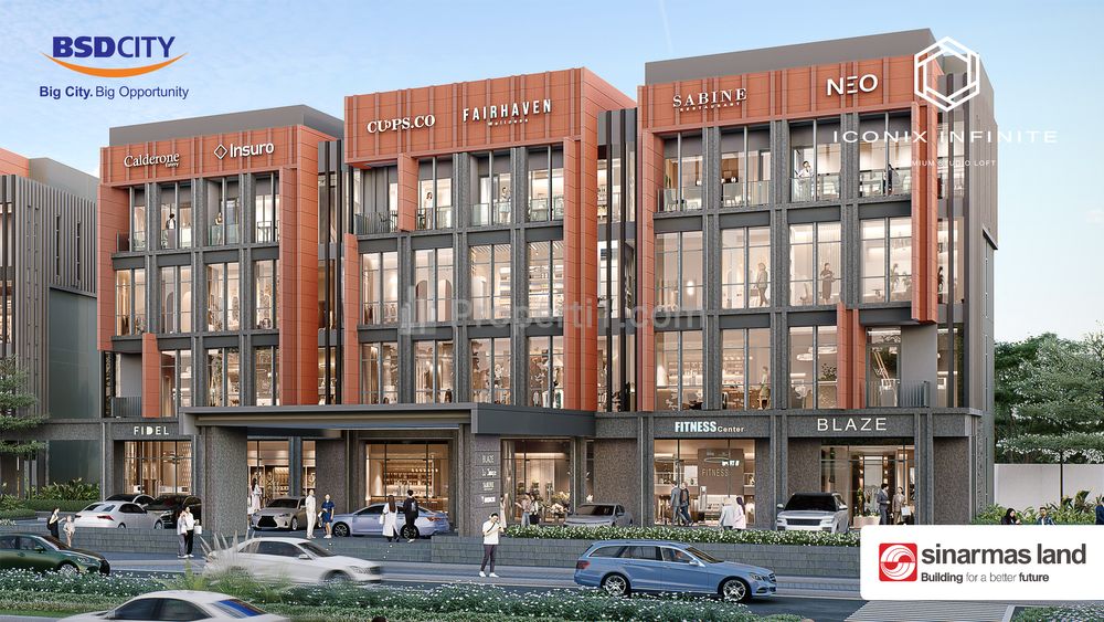 Dijual Ruko Baru Iconix Infinite Studio Loft di Pusat Kota BSD City Tangerang