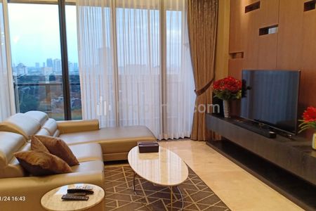 Disewakan Apartemen Mewah District 8 Senopati 2+1BR Full Furnished