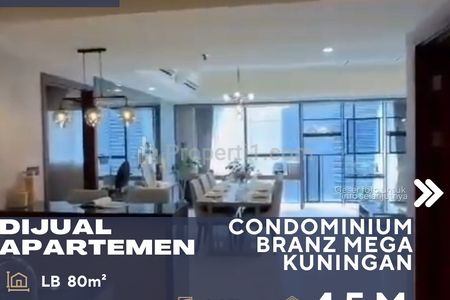 Jual Apartemen Branz Mega Kuningan 2BR Semi Furnish Lokasi di CBD Jakarta