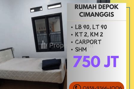 Jual Rumah di Depok Cimanggis Kelapa Dua, Dekat Gunadarma Ada Kontrakannya Pula