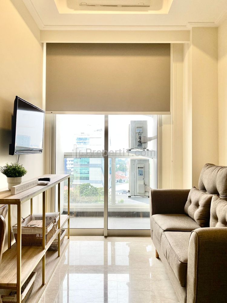 Disewakan Menteng Park Apartment Tipe 2BR Full Modern Furnished - Strategic Location in Central Jakarta