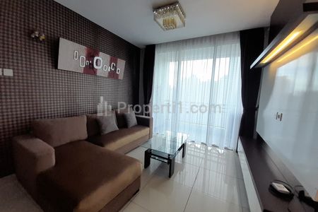 Disewakan Apartemen Central Park Residences Tipe 2BR Furnished Luas 77,5 m2