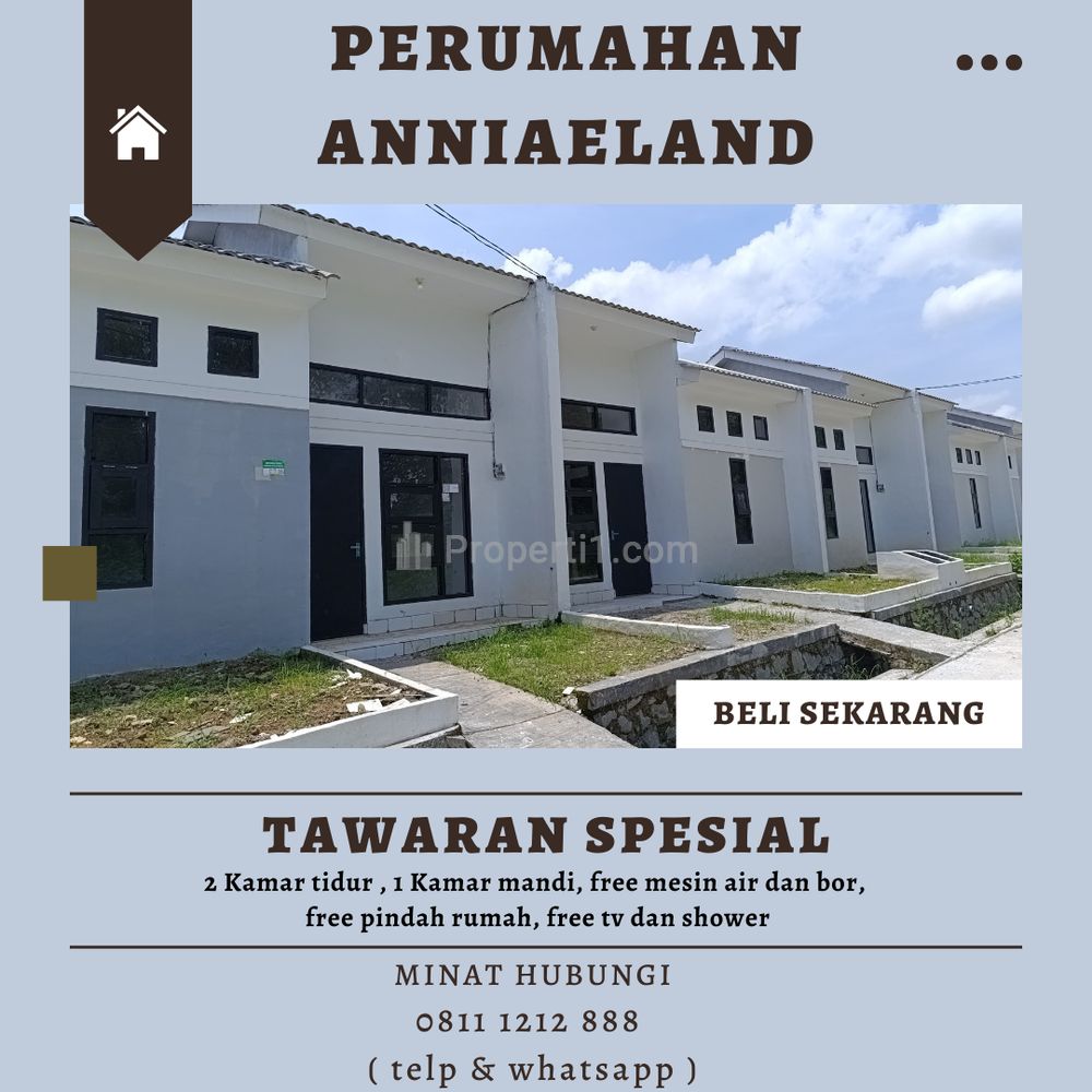 Dijual Rumah Annieland Bersubsidi Asri dan Murah di Tangerang