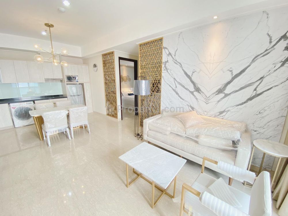 For Rent Apartemen Menteng Park Tower Emerald (Private Lift) - 2 Bedrooms Full Furnished, Dekat TIM, RSCM, Bunda Hospital, dan Kampus UI Salemba