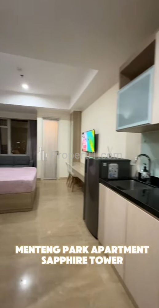 Sewa Apartemen Menteng Park Tipe Studio Fully Furnished, Dekat Taman Ismail Marzuki, RSCM, Bunda Hospital, dan Kampus UI Salemba