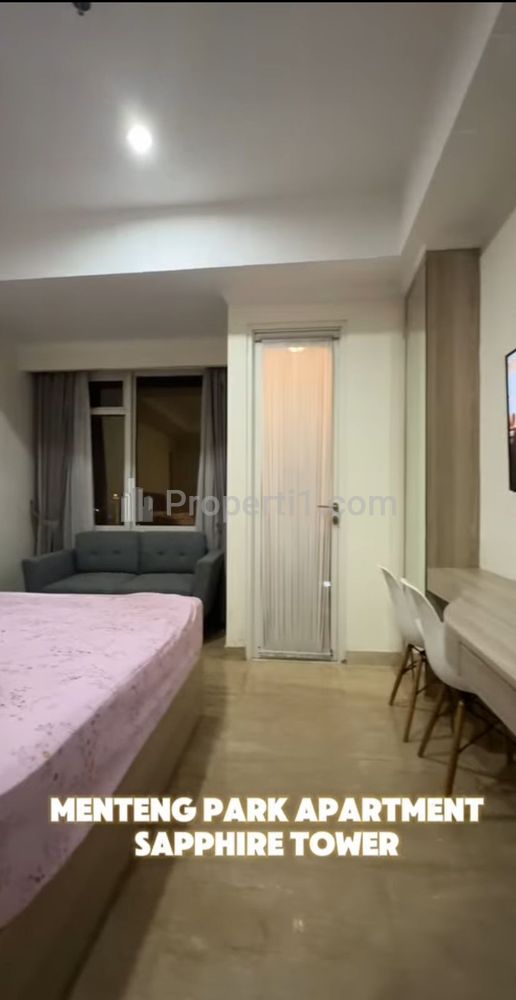 Sewa Apartemen Menteng Park Tipe Studio Fully Furnished, Dekat Taman Ismail Marzuki, RSCM, Bunda Hospital, dan Kampus UI Salemba