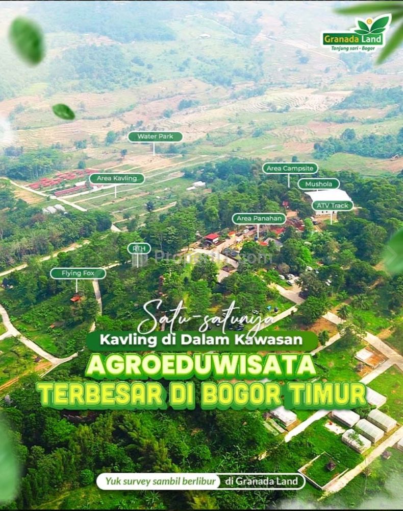 Jual Tanah Kavling di dalam Kawasan Eduwisata Granada Land Bogor Timur