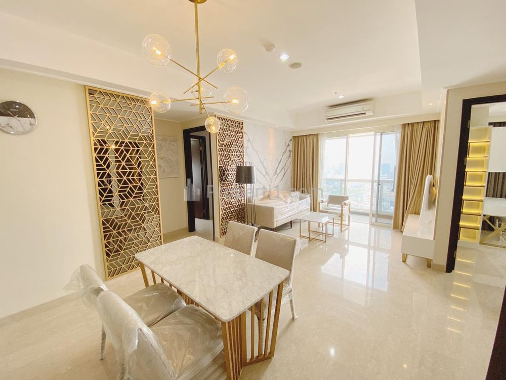 For Rent Apartemen Menteng Park Tower Emerald (Private Lift) - 2 Bedrooms Full Furnished, Dekat TIM, RSCM, Bunda Hospital, dan Kampus UI Salemba