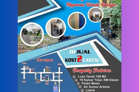 Jual Kost Murah di Jalan Dipomenggolo (dekat Kantor Dinas Koperasi) Pulutan Salatiga