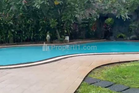 For Sale Beautiful Garden House with Private Pool at Ampera Kemang, Jakarta Selatan