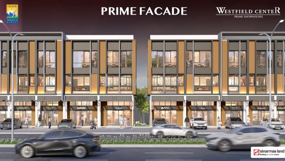 Jual Westfield Center Ruko Grand Wisata Free PPN 50% DP 0% Lokasi  Prime Area
