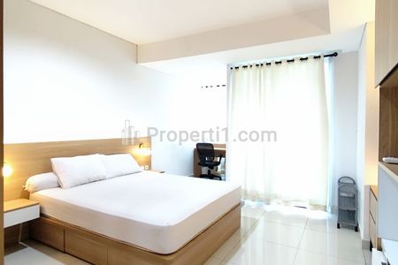 Sewa Apartemen Tipe Studio Baru Kondisi Furnished di The Aspen Peak Residences