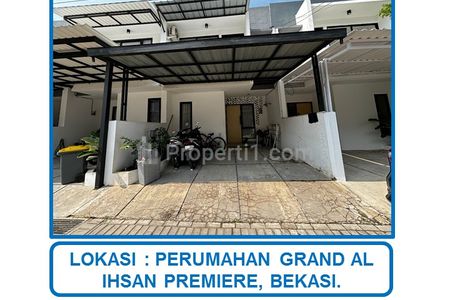 Jual Cepat Rumah 2 Lantai SHM di Perumahaan Grand Al Ihsan Premiere, Mustikasari, Mustika Jaya, Bekasi.