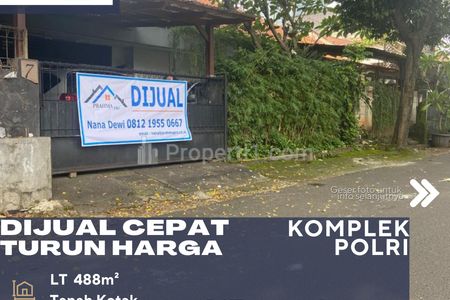 Jual Rumah di Komplek Polri Semanggi Jakarta Selatan dengan Area Tenang Bebas Banjir dan Jalan Lebar