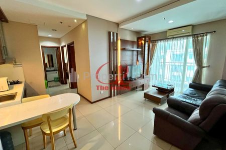 Sewa Apartemen Thamrin Residence Tower Alamanda Dekat Mall Grand Indonesia Jakarta Pusat - 2 Bedroom Fully Furnished & Good View