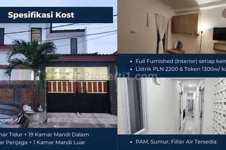 Jual Kost di Cikarang Bekasi, POTENSI CUAN 320 Juta & FULL PENYEWA