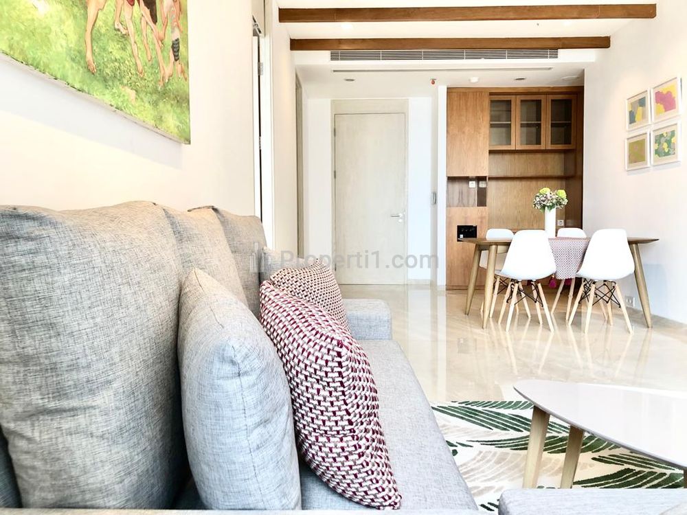 Disewakan Luxurious Apartment at Izzara Tipe 2+1BR Full Modern Furnished - Strategic Location in South Jakarta