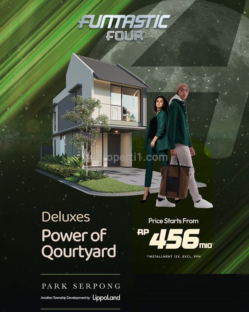Dijual Rumah Park Serpong Original Livin Funtastic Four