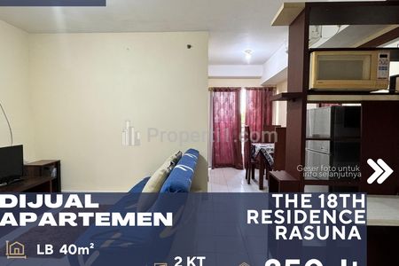 Dijual Murah Apartemen The 18th Residence Rasuna 2BR di Kuningan Jakarta Selatan