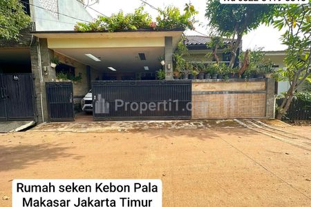 Jual Rumah Second Terawat di Makasar, Jakarta Timur Dekat Bandara Halim