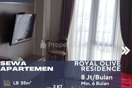 Disewakan Apartemen Royal Olive Residence 2BR Full Furnish di Pejaten Jakarta Selatan