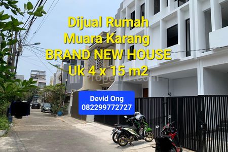 Dijual Rumah Muara Karang BRAND NEW HOUSE, Jakarta Utara