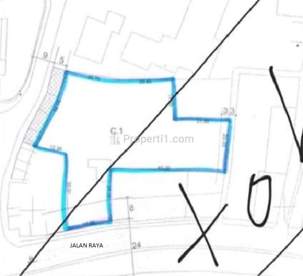 Dijual Tanah di Rawa Barat, Kebayoran Baru, Jakarta Selatan