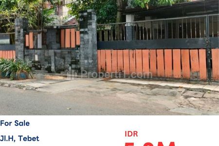 Dijual Rumah Lelang Murah di Tebet, Jakarta Selatan