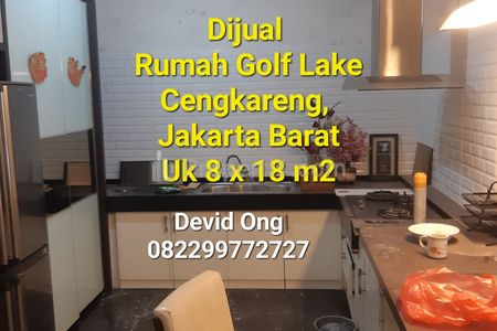 Dijual Rumah Golf Lake Residence 4 Lantai di Cengkareng Jakarta Barat