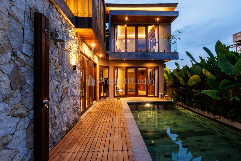 Jual Villa Mewah Premium Full Furnished dan Pool Ocean View di Kedungu Badung Bali
