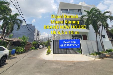 Dijual Rumah Muara Karang, Hook, BRAND NEW HOUSE, Jakarta Utara