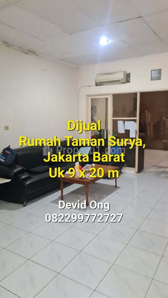 Dijual Rumah Ukuran 9x20 di Taman Surya Kalideres Jakarta Barat