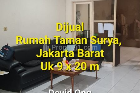 Dijual Rumah Ukuran 9x20 di Taman Surya Kalideres Jakarta Barat