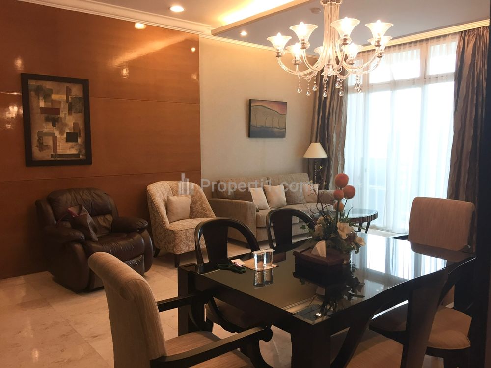 Sewa Apartemen Senayan Residence 3+1BR Luxury Modern Furnished